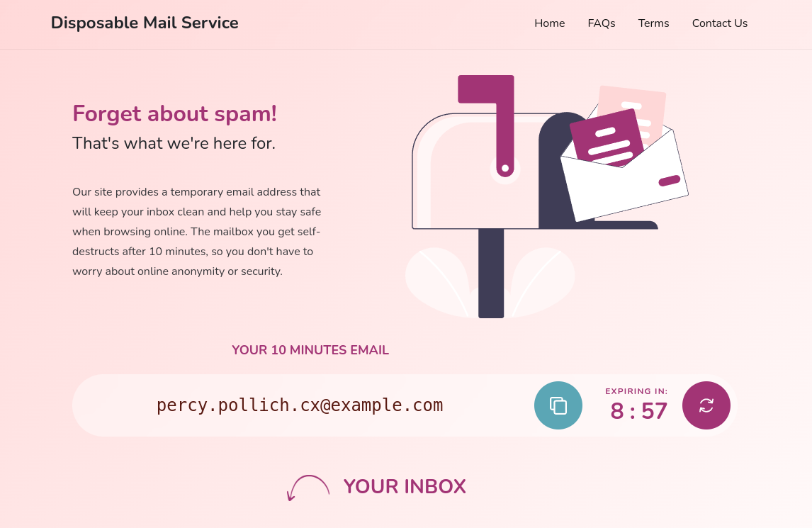 disposable email service